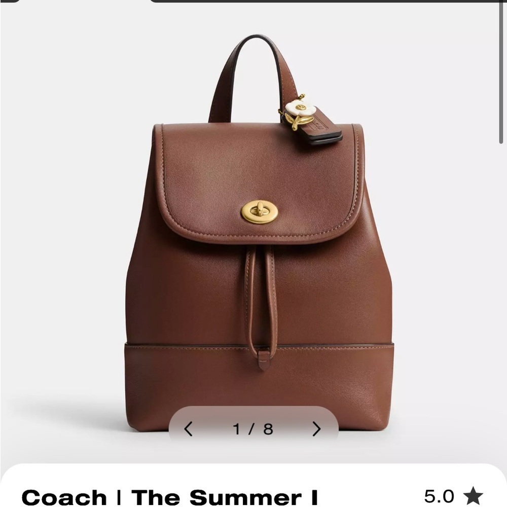 Coach The Summer I Turned Pretty Turnlock backpack
